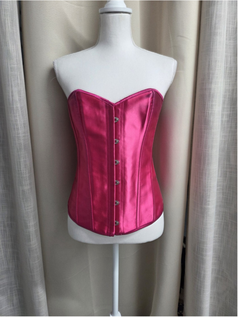 Corset Barbiecore Boudoir y2k Glamour Coquette Vintage Victorian "